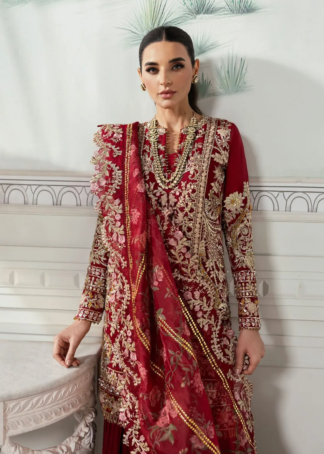 Crimson X Saira Shakira Wedding Collection '24 | CW24-D7