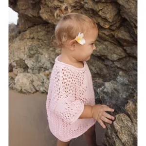 Crochet Sweater - Cherry Blossom