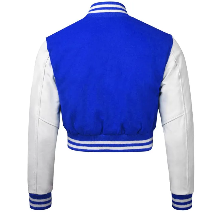 Croptop - Royal Blue/White