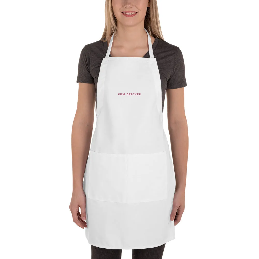Cum Catcher Embroidered Apron