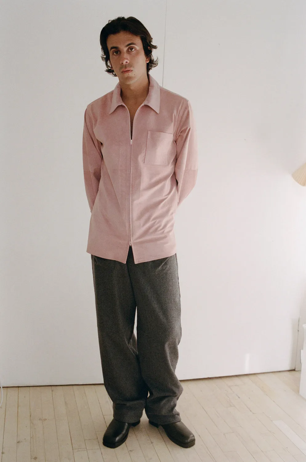 DIMITRIO ZIP SHIRT, ROSEATE