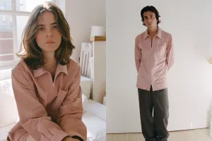 DIMITRIO ZIP SHIRT, ROSEATE