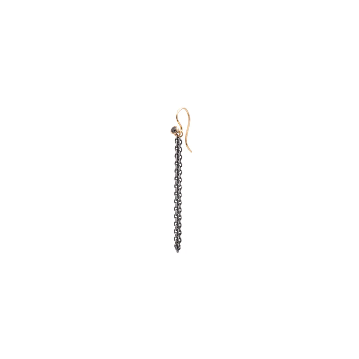 DROSERA  Black Diamond Chain Earinng