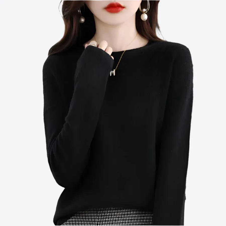 Elegant Soft Knit Pullover Sweaters