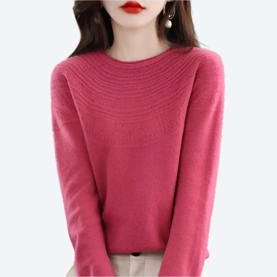 Elegant Soft Knit Pullover Sweaters
