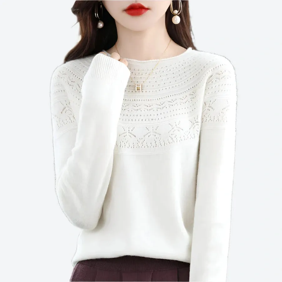 Elegant Soft Knit Pullover Sweaters
