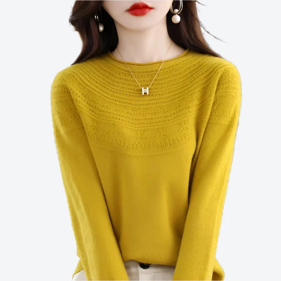 Elegant Soft Knit Pullover Sweaters