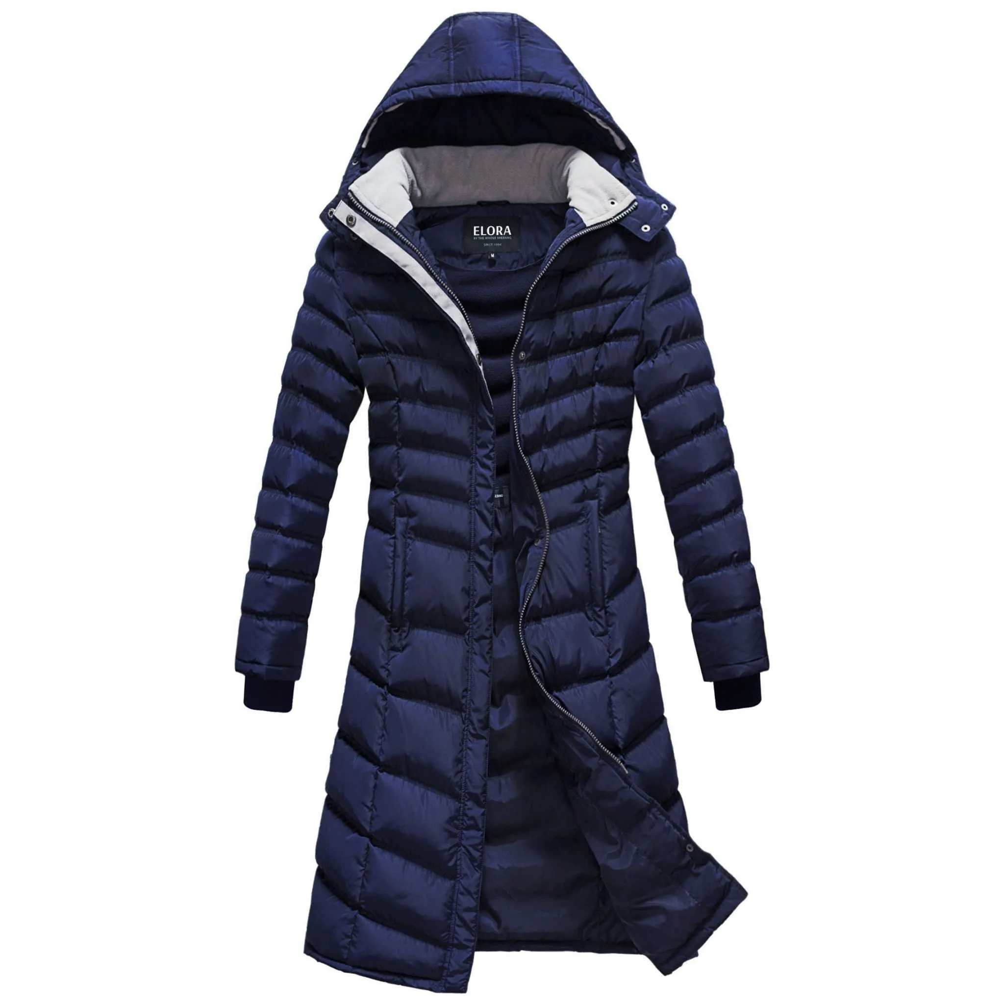 Elora Maxi Puffer: Warm, Vegan Winter Coat (40 Inch)