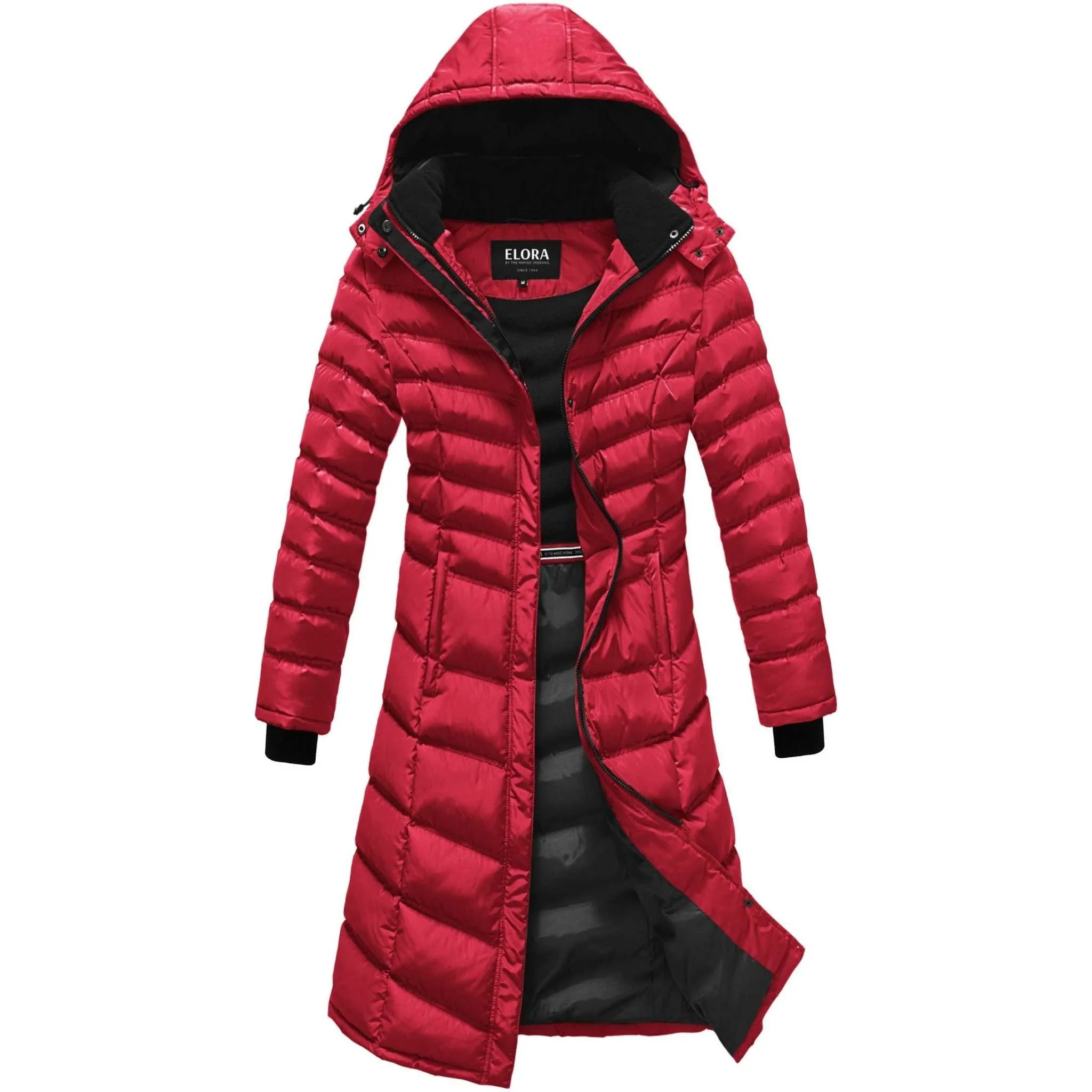 Elora Maxi Puffer: Warm, Vegan Winter Coat (40 Inch)