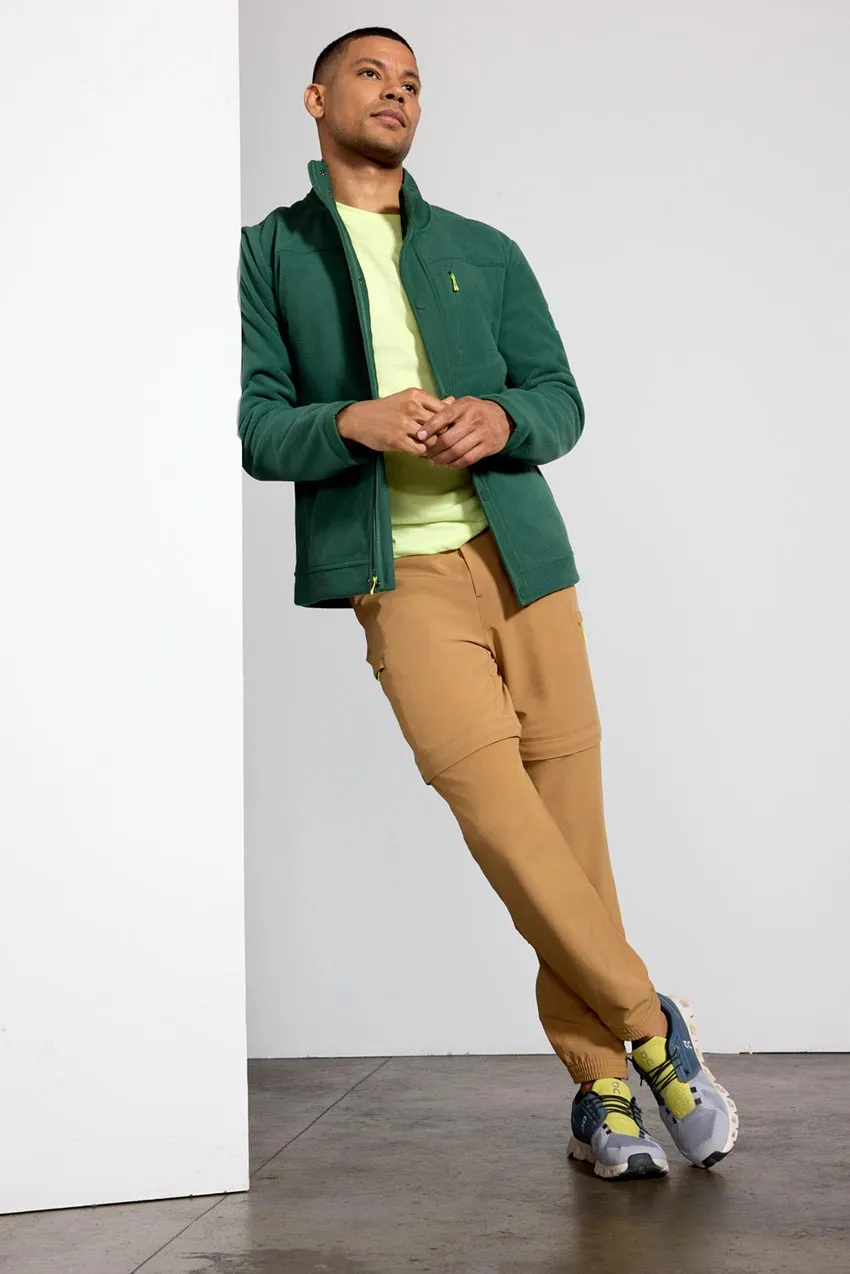 Encore Fleece Jacket with Chest Pocket - Pine Needle