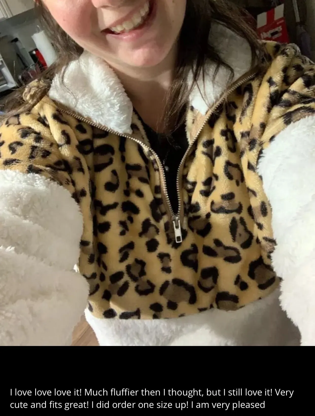 Fleece Sherpa Top