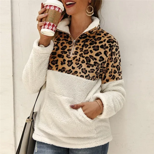 Fleece Sherpa Top