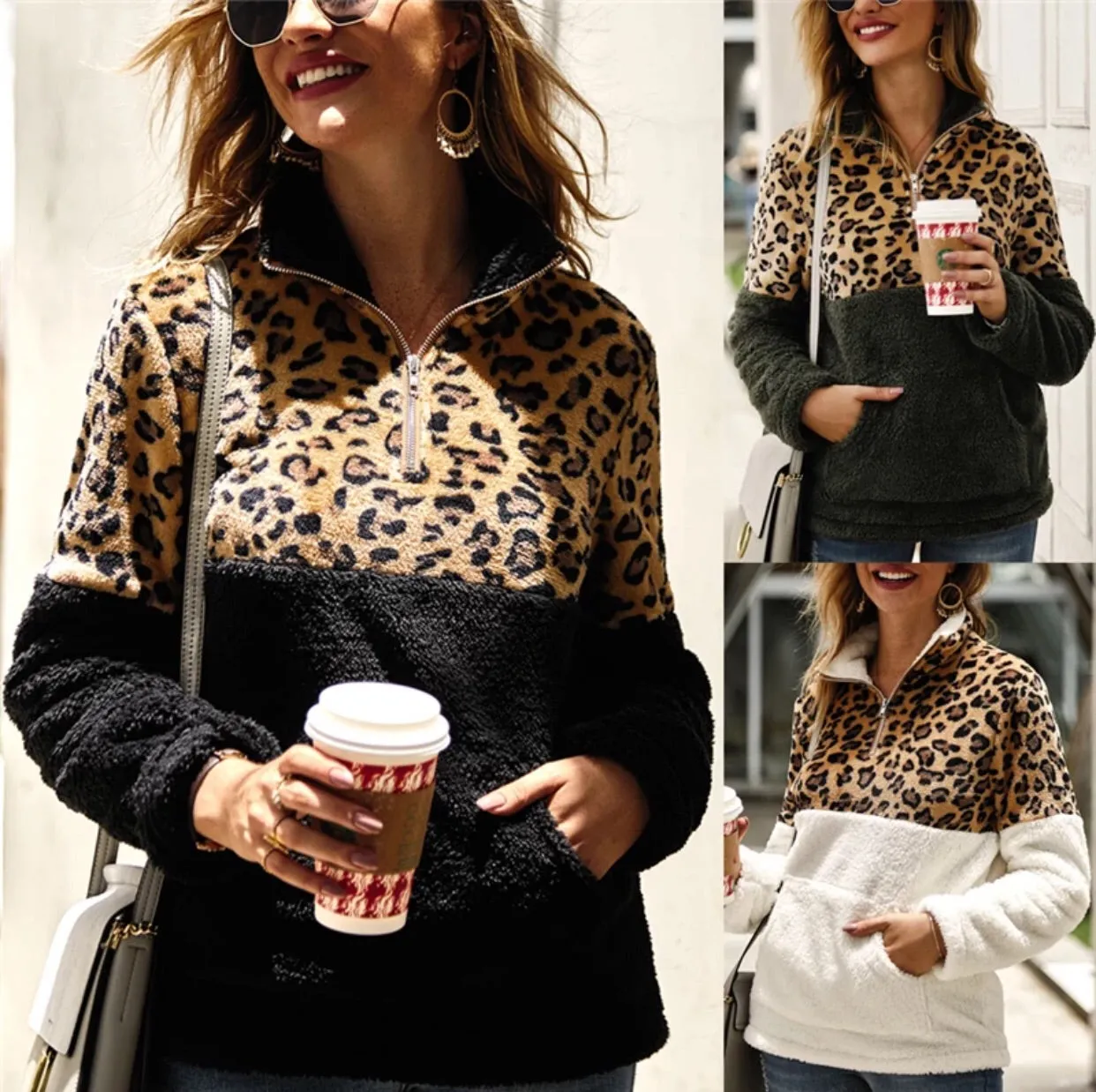 Fleece Sherpa Top