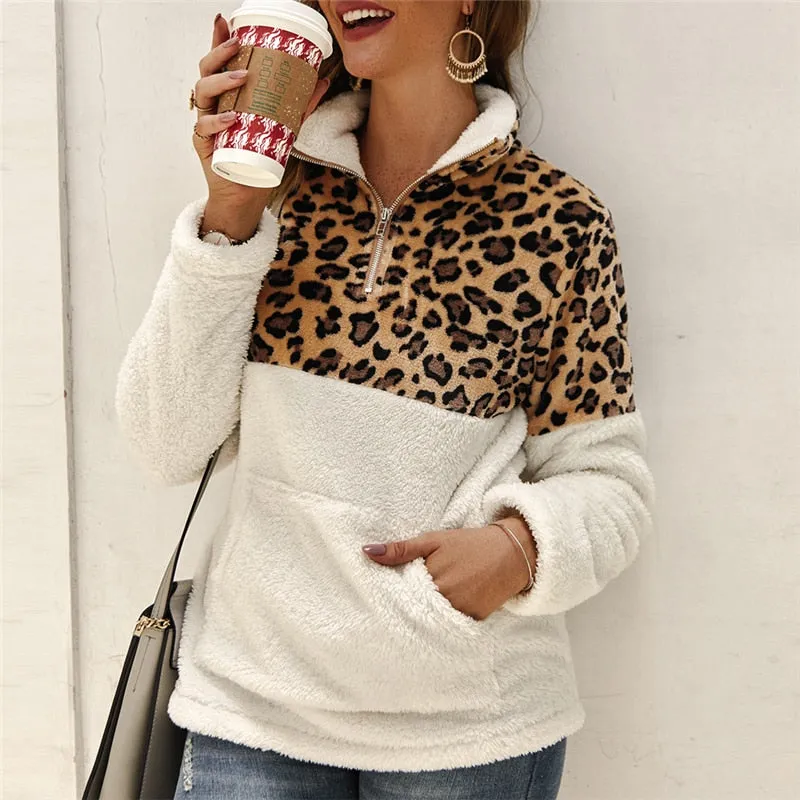 Fleece Sherpa Top