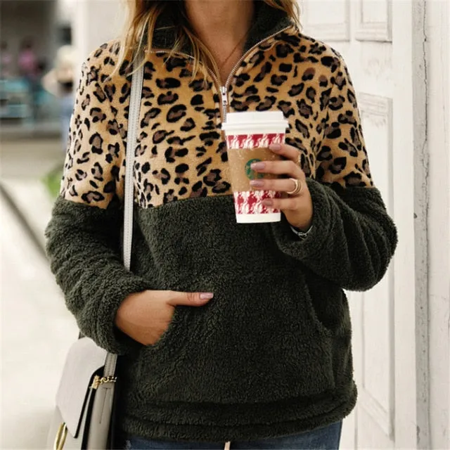 Fleece Sherpa Top
