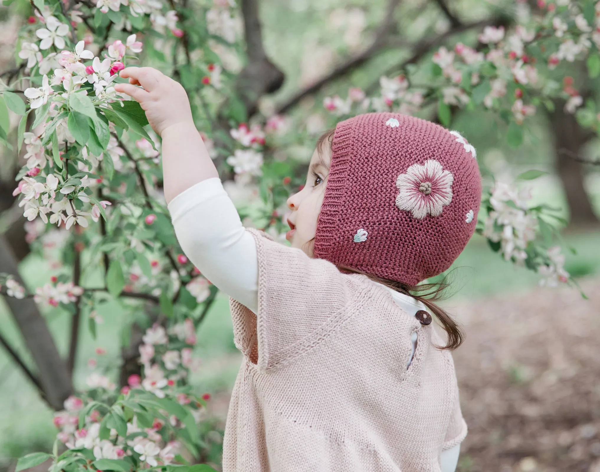 Flora Cotton Romper, Dusty Pink