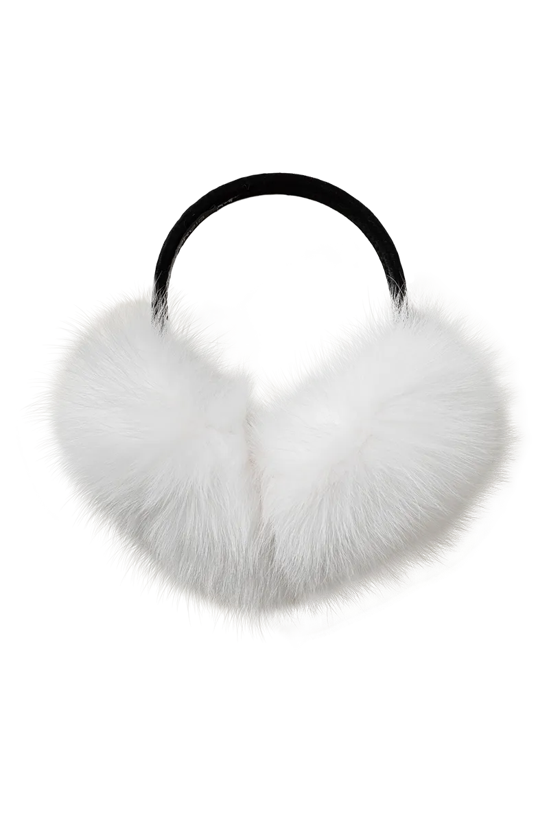 Fox Fur Earmuffs