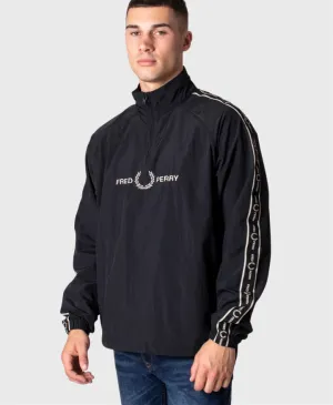 Fred Perry J4561 Taped Shell Jacket 102 Black