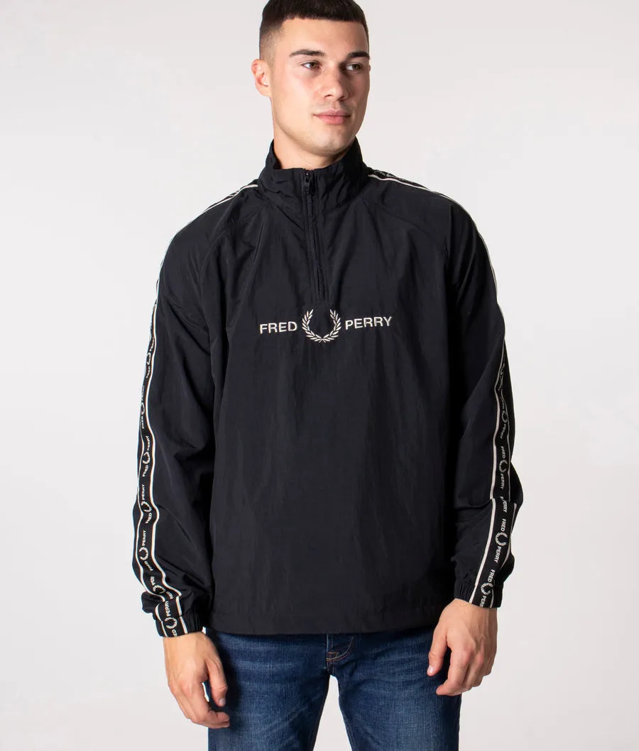 Fred Perry J4561 Taped Shell Jacket 102 Black