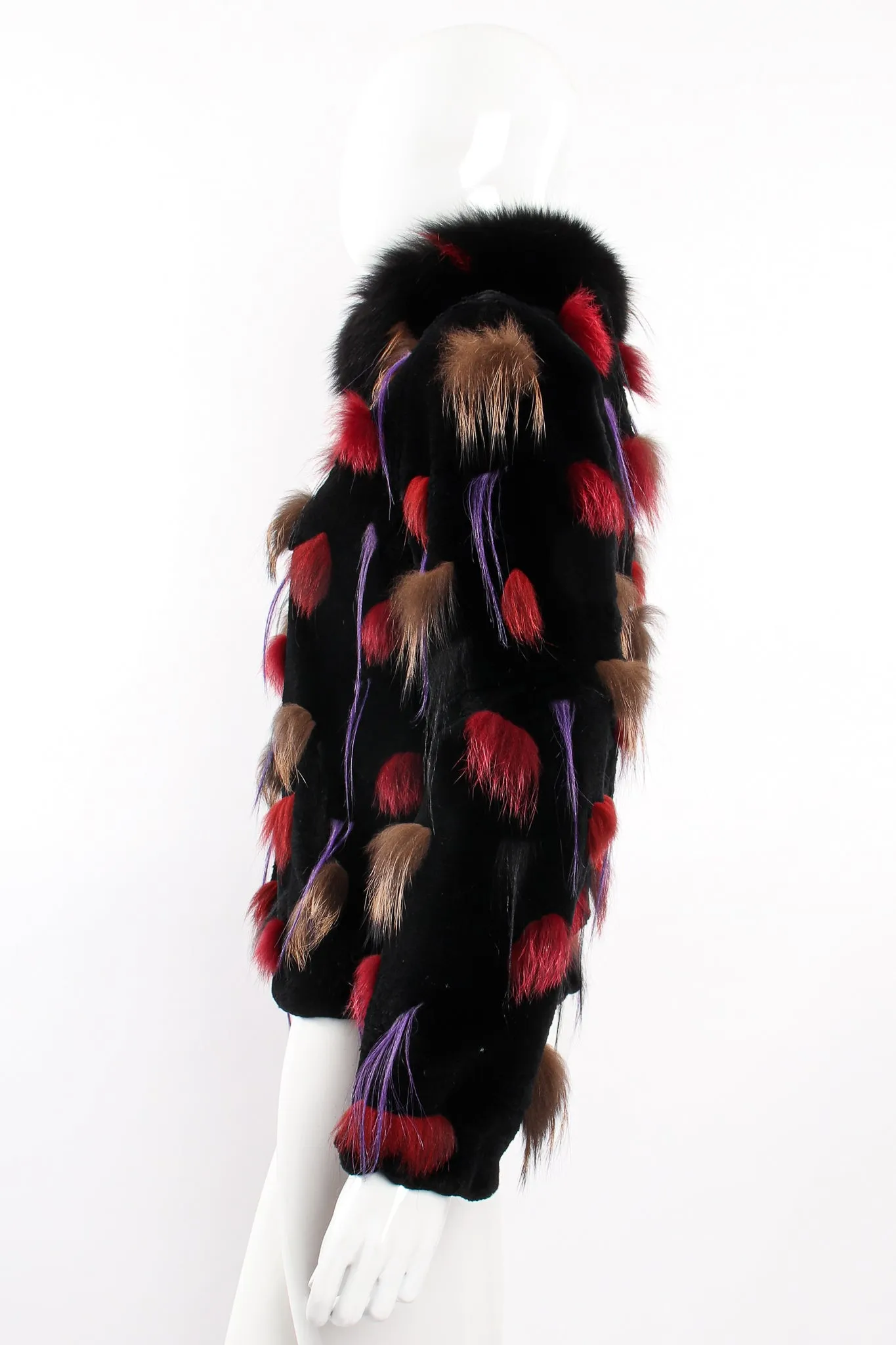 Fur Pom Puff Jacket