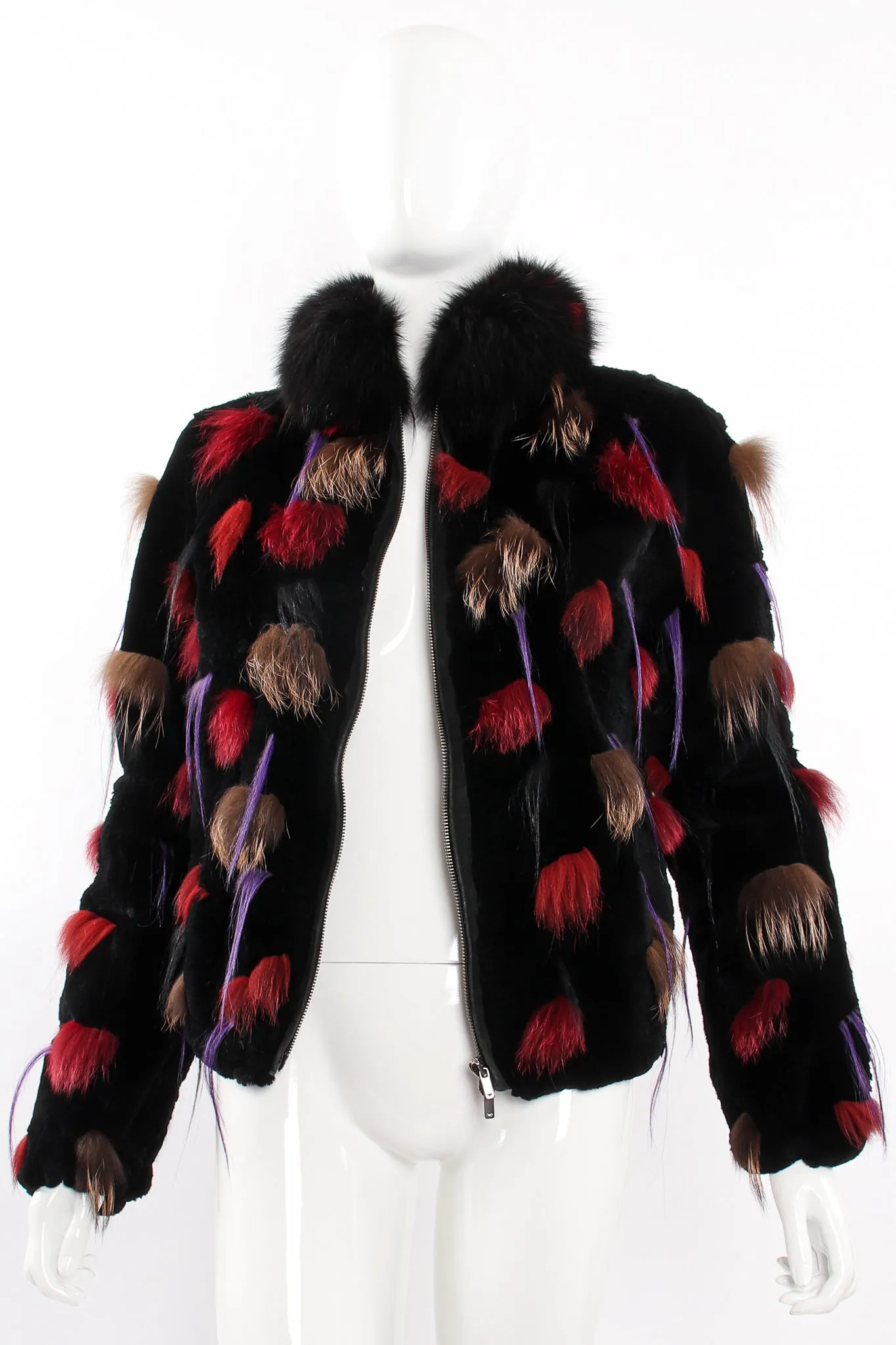 Fur Pom Puff Jacket
