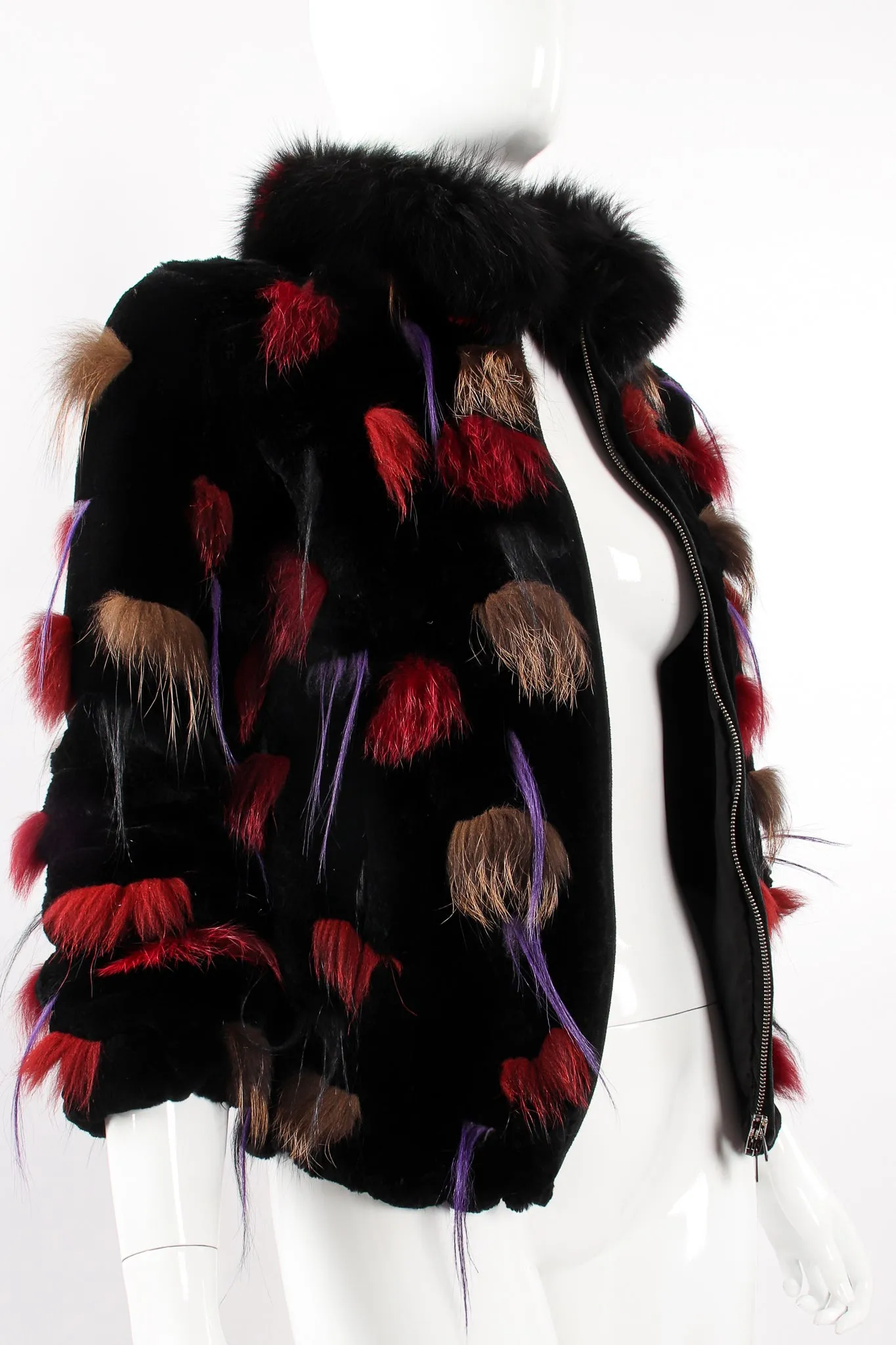Fur Pom Puff Jacket