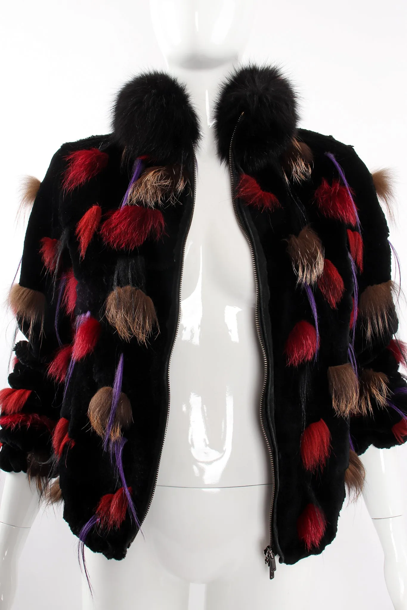 Fur Pom Puff Jacket