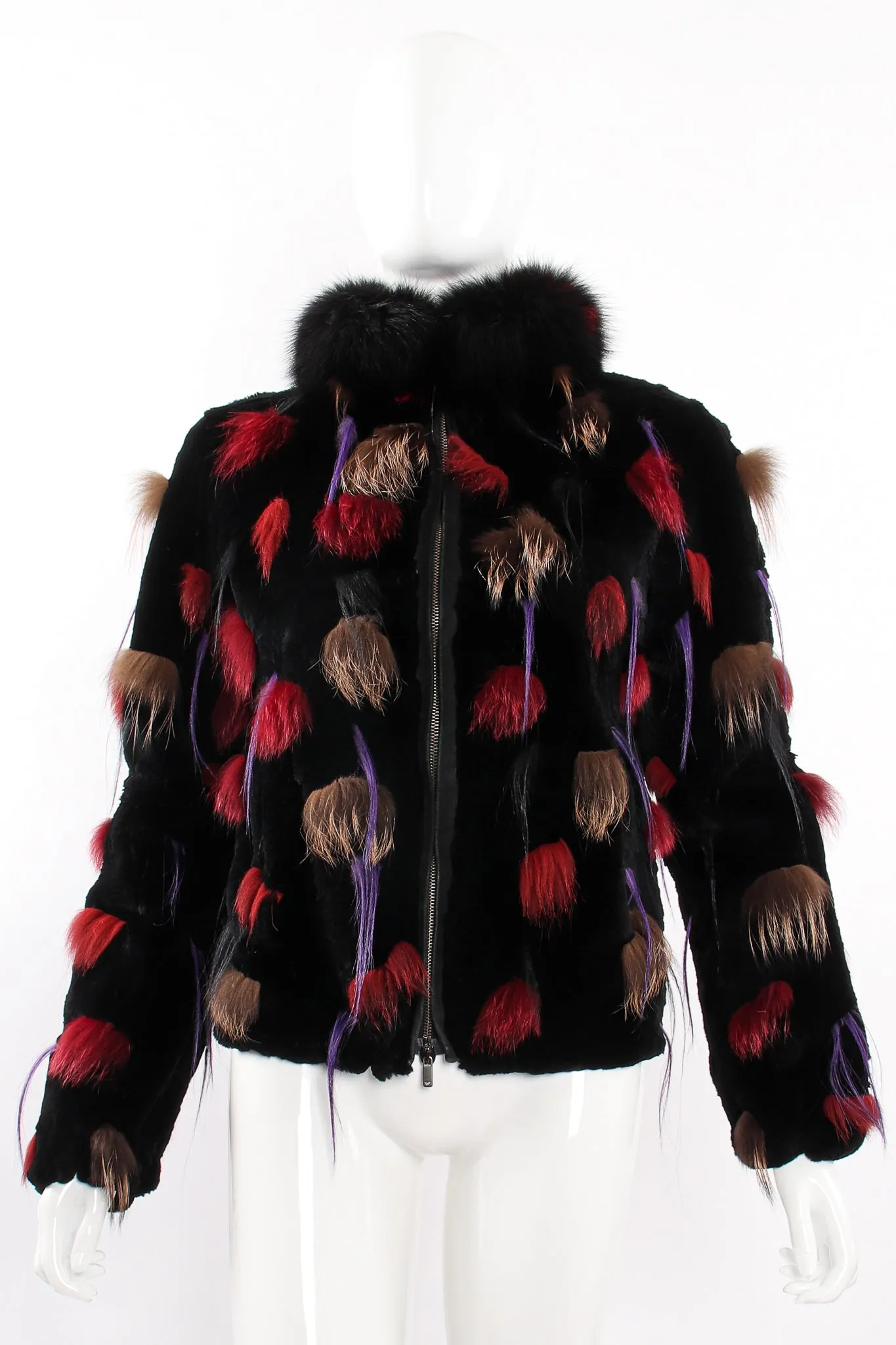 Fur Pom Puff Jacket