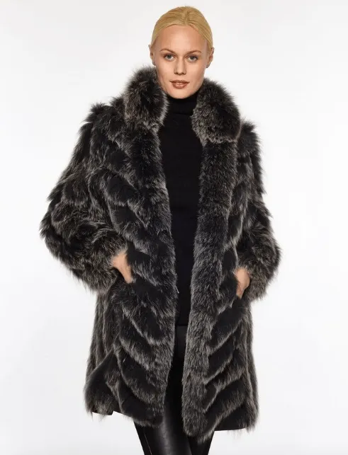 Fur Reversible Lightweight Coat