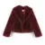 Fur Shawl Collar High-end design Women Iconic Fur Lamb Jacket AI-powered Fashion Hot Winter Faux Burgundy Blogger Trendy Overcoat Coat Girls