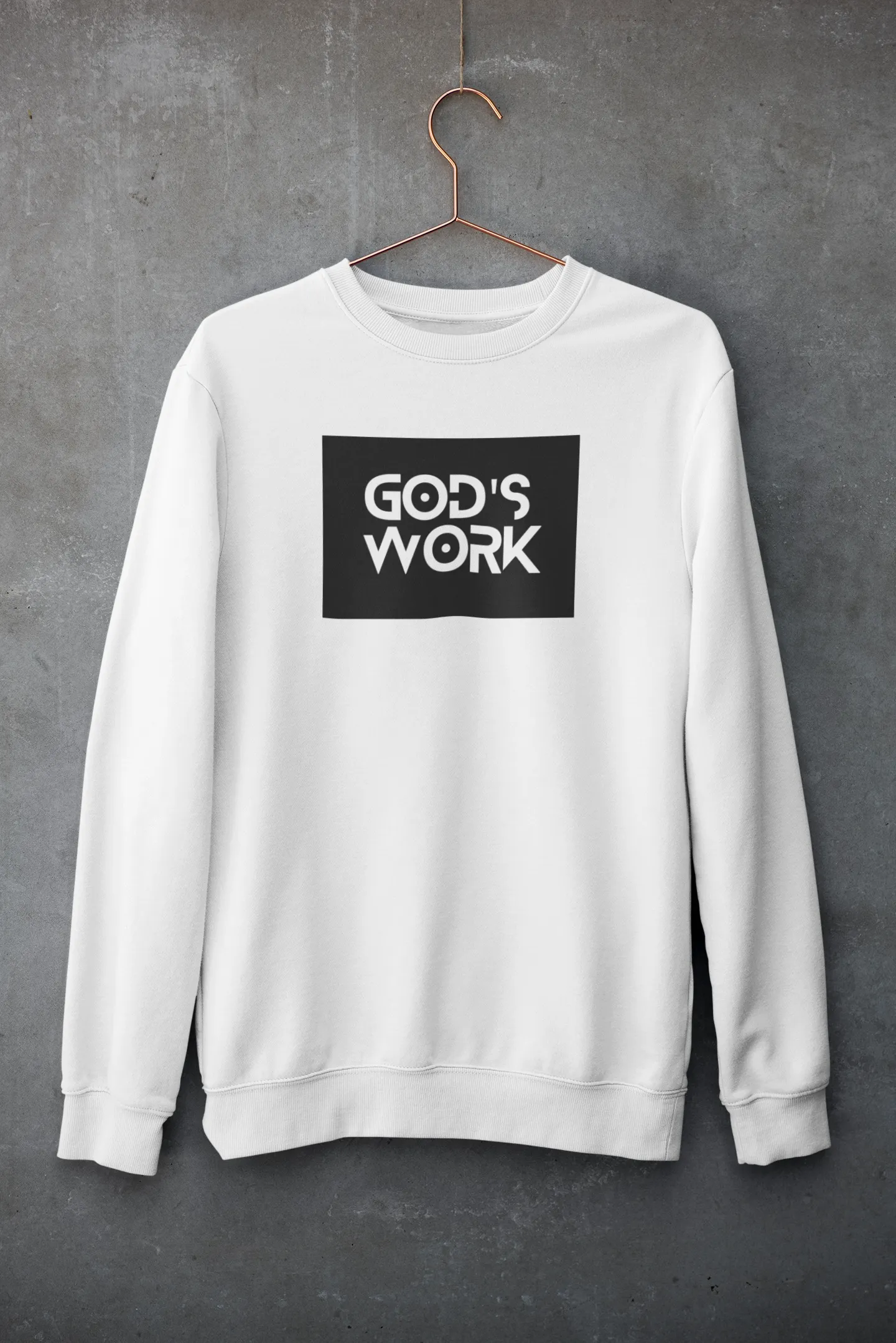 GOD'S WORK Crew Neck Sweater