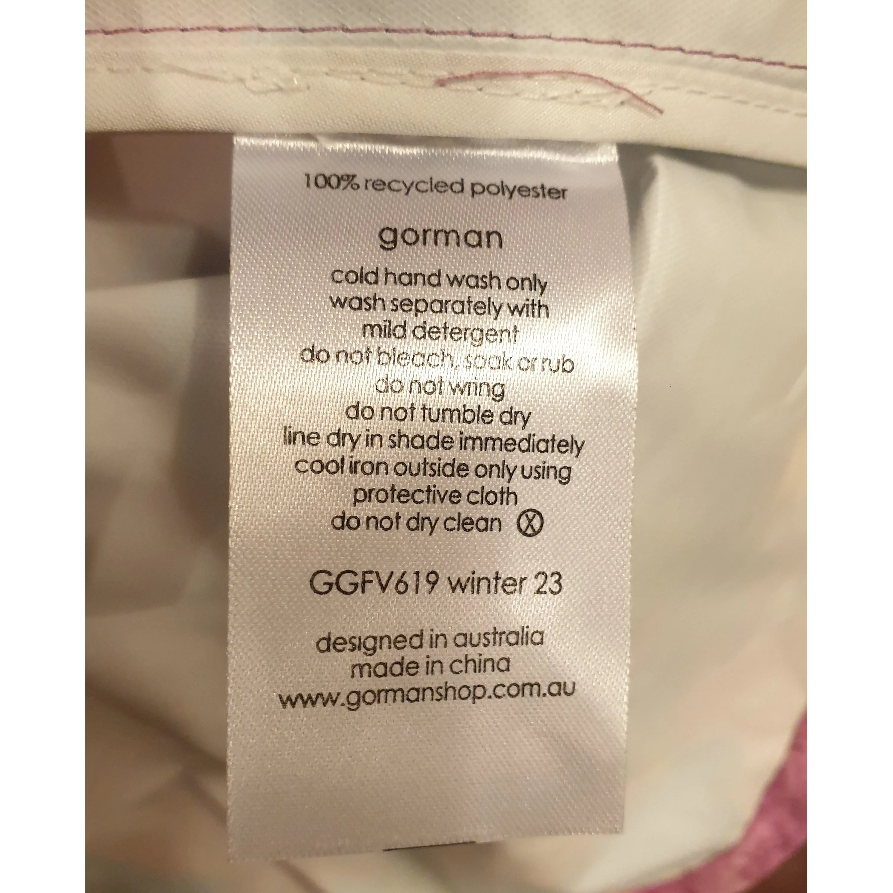Gorman colourful cropped raincoat size 14