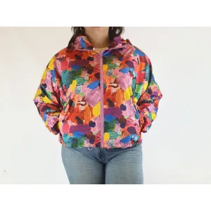 Gorman colourful cropped raincoat size 14
