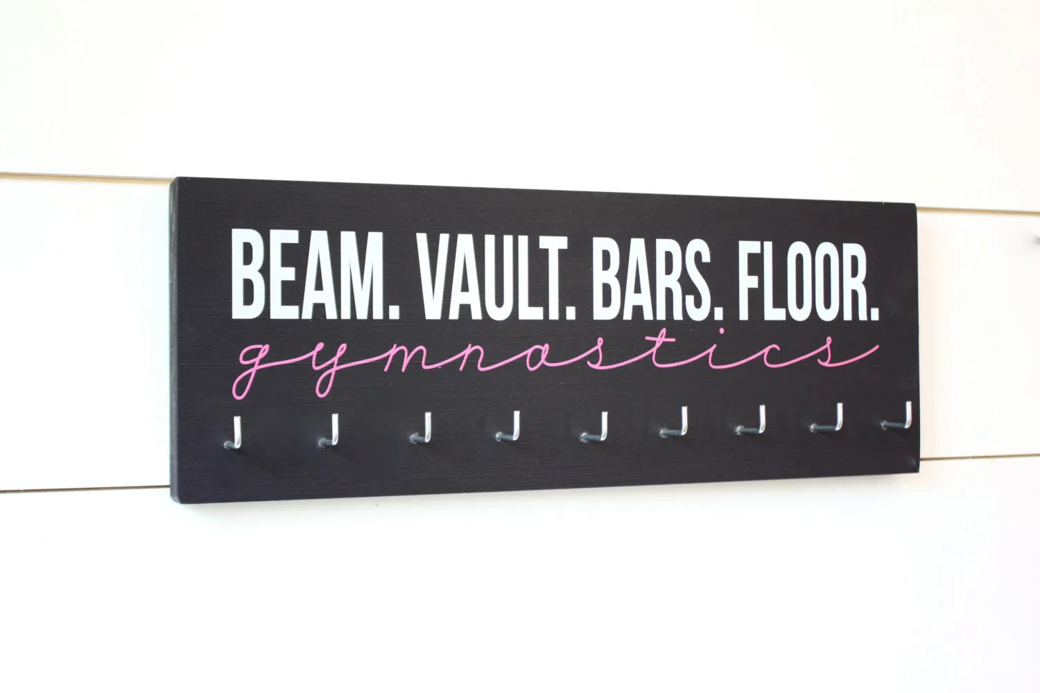 Gymnast Medal Holder / Display - Beam Vault Bar Floor Gymnastics - Medium