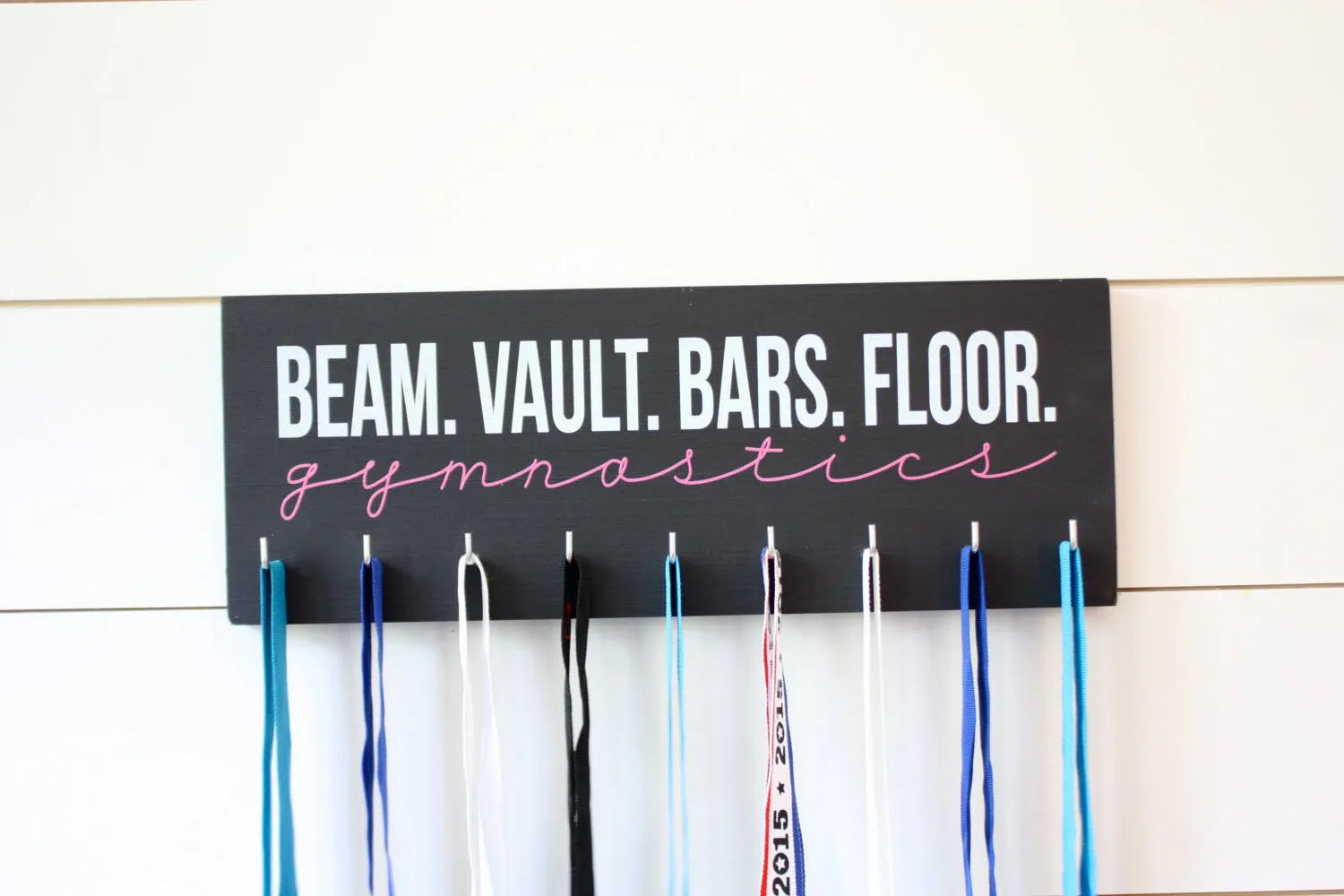 Gymnast Medal Holder / Display - Beam Vault Bar Floor Gymnastics - Medium