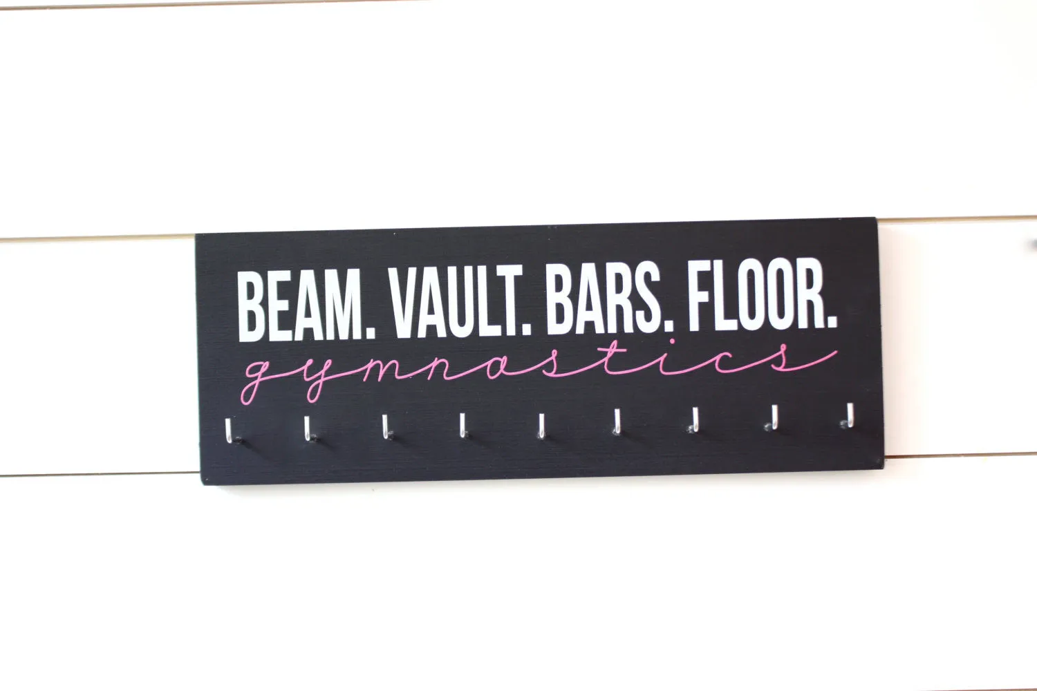 Gymnast Medal Holder / Display - Beam Vault Bar Floor Gymnastics - Medium