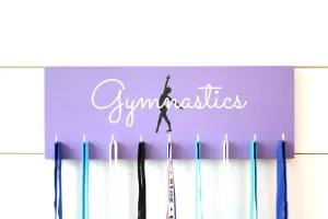 Gymnast Medal Holder / Display - Gymnastics Silhouette - Medium