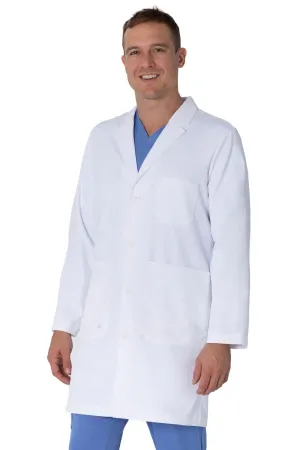 Healing Hands Mens White Coat Luke 5151
