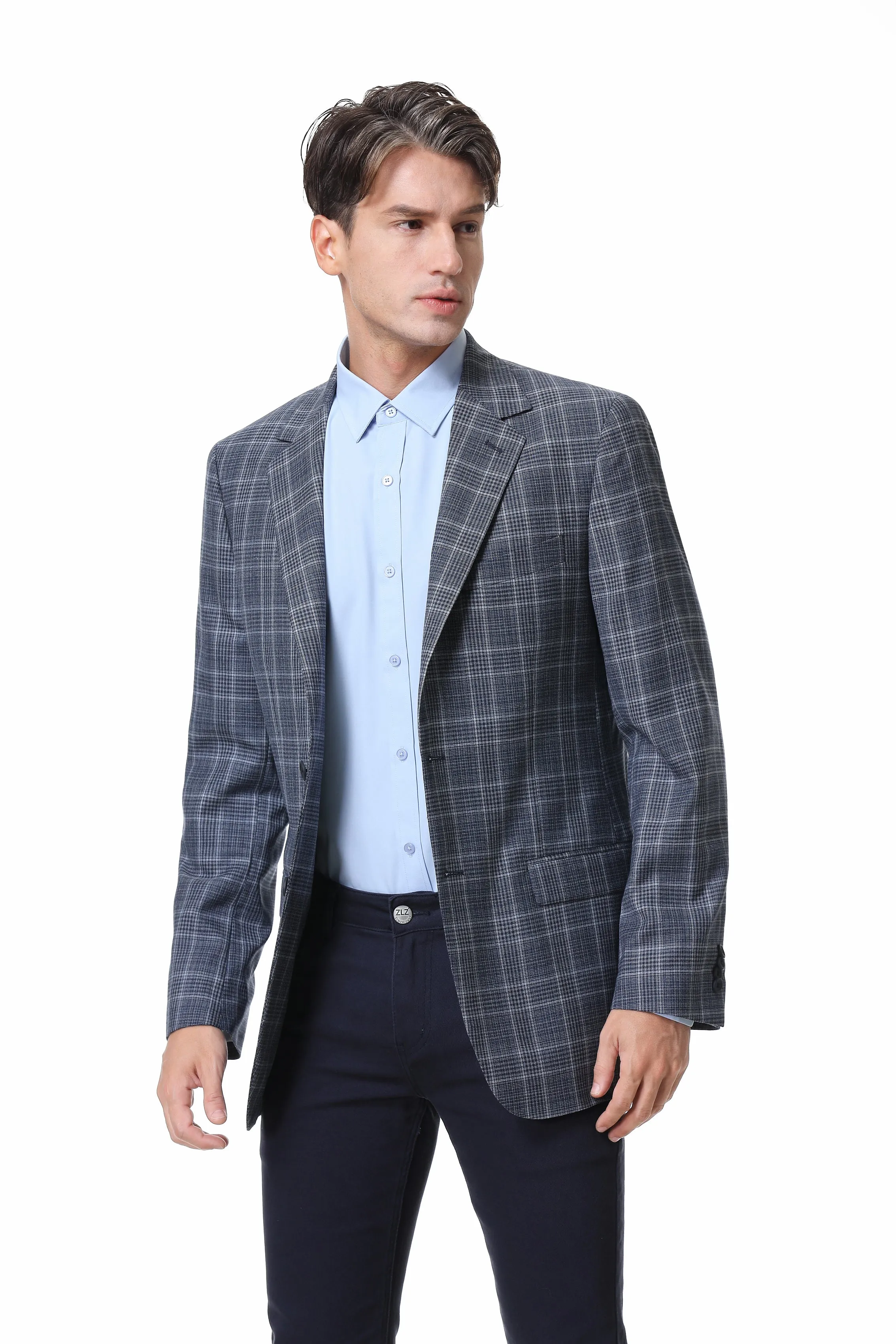 Hechter Paris Plaid Wool Sport Coat