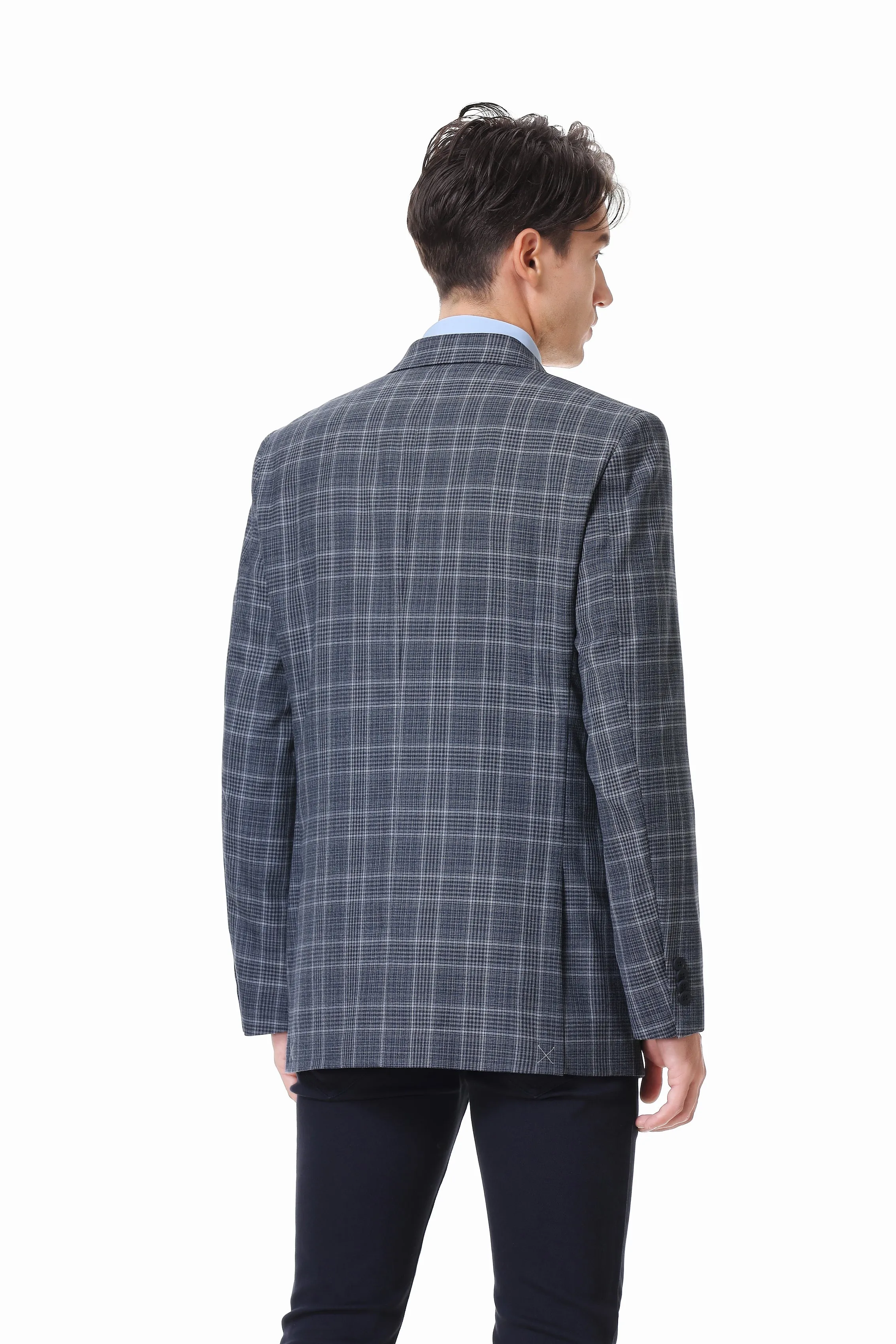 Hechter Paris Plaid Wool Sport Coat