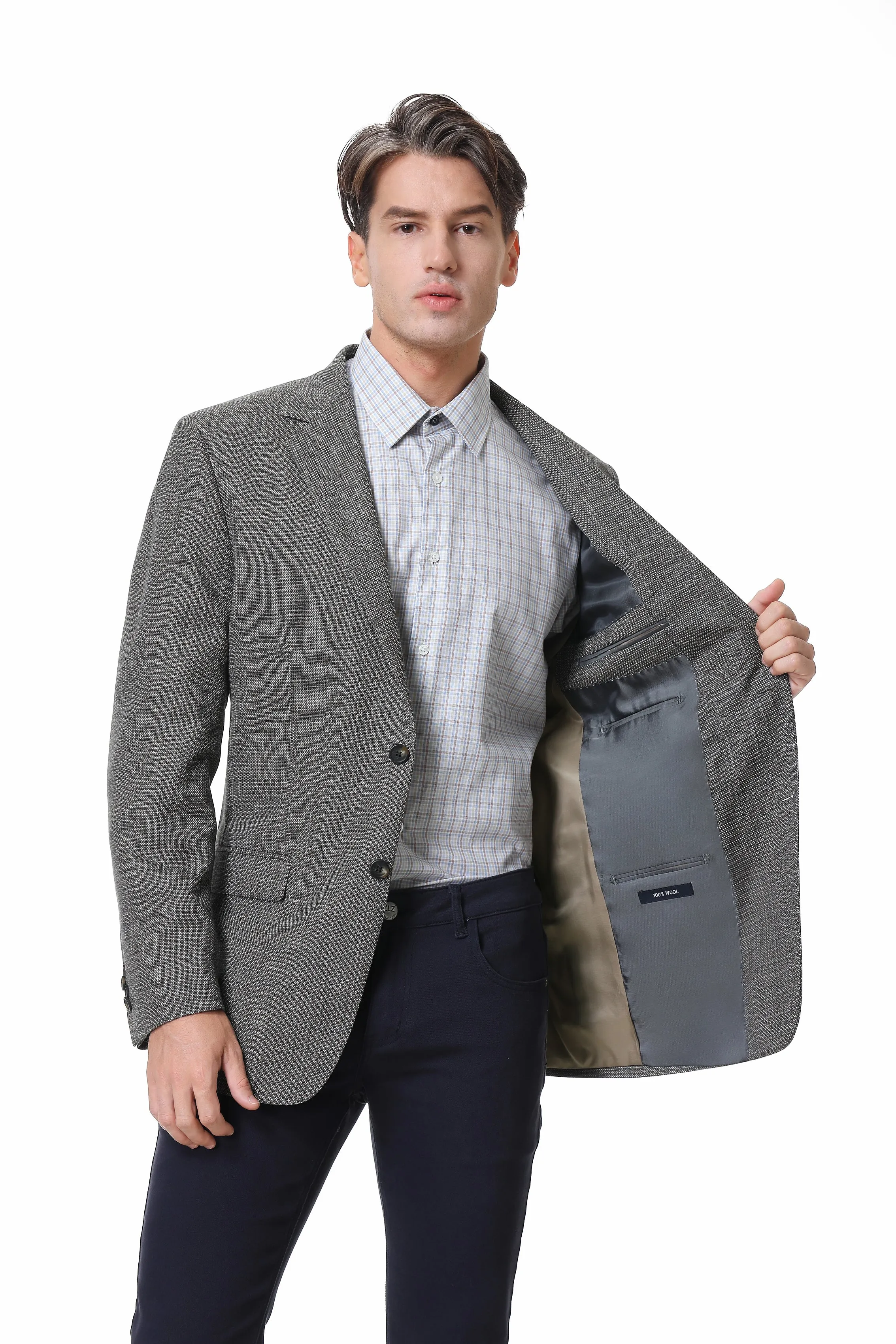 Hechter Paris Tonal Wool Sport Coat