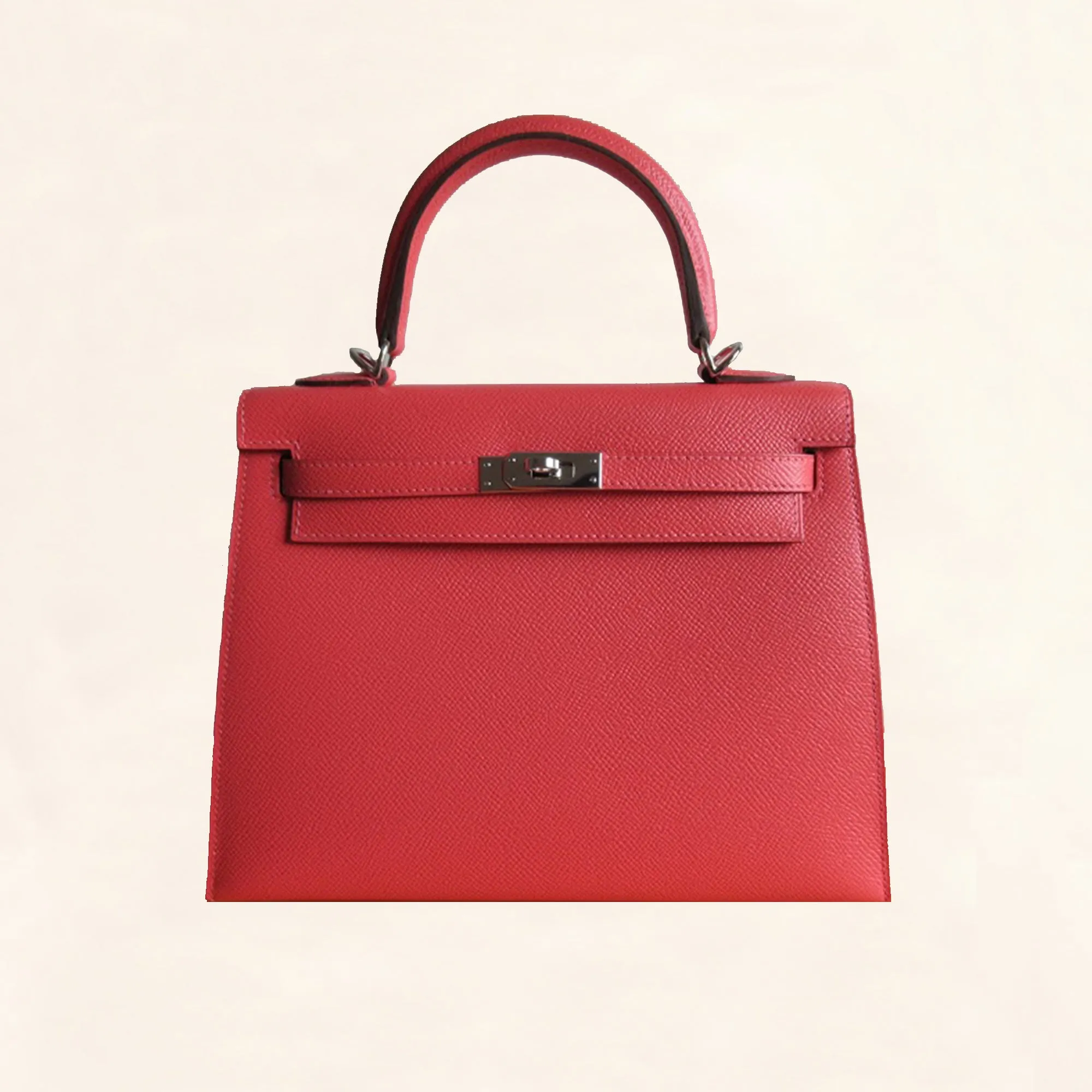 Hermès | Epsom Rose Jaipur Kelly with Palladium Hardware | 25