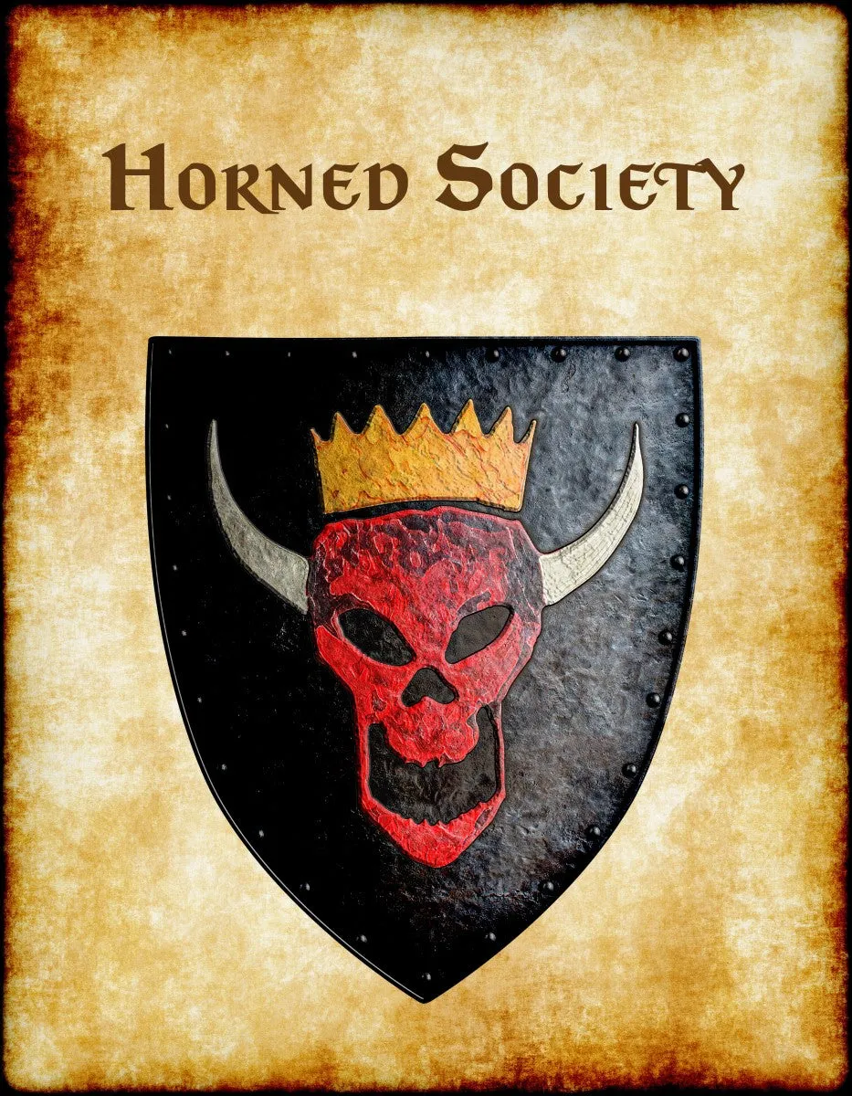 Horned Society Heraldry of Greyhawk Anna Meyer Cartography Canvas Art Print