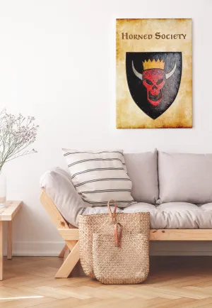 Horned Society Heraldry of Greyhawk Anna Meyer Cartography Canvas Art Print