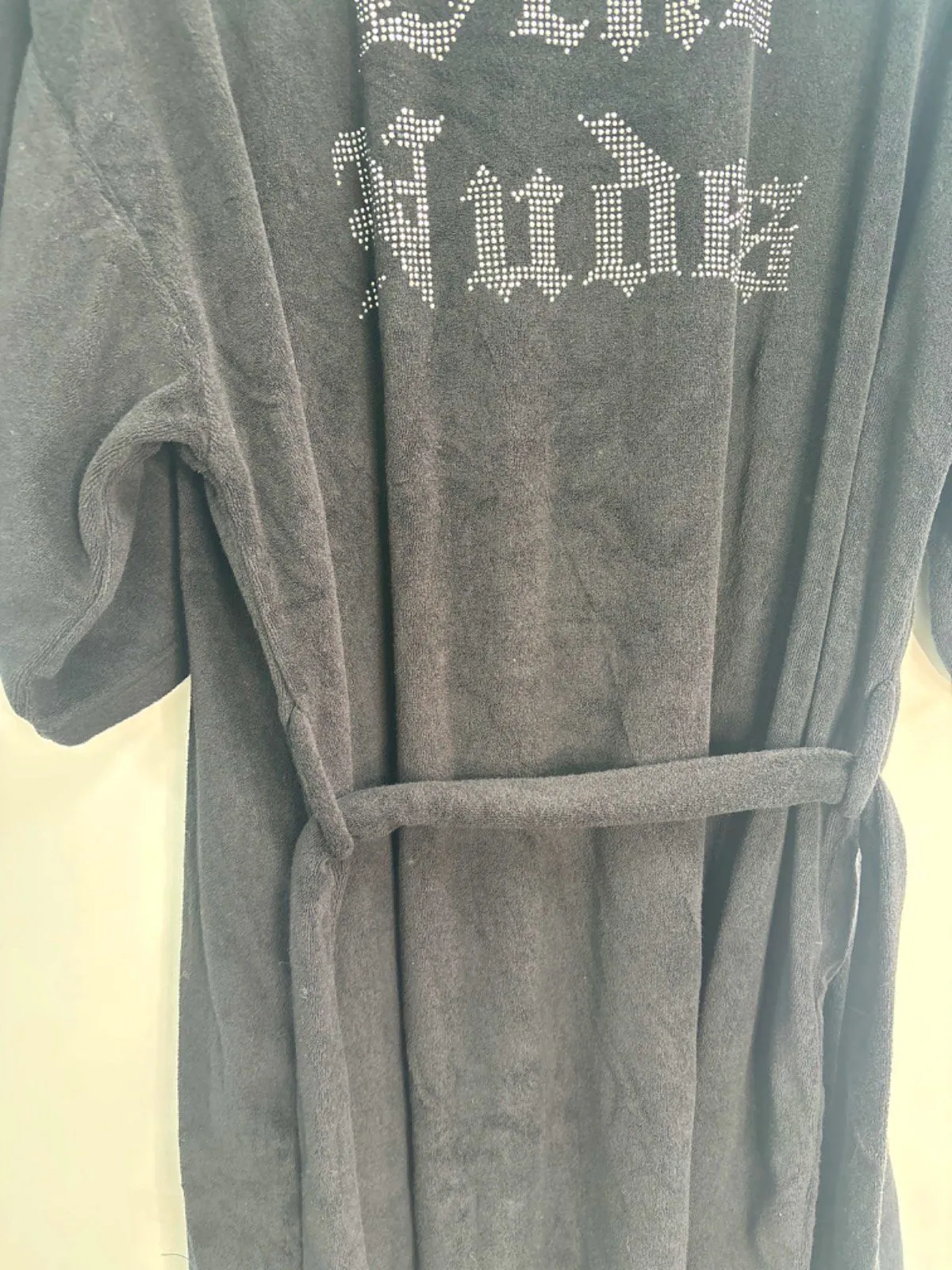 I.AM.GIA Black Send Nudes Kimono Robe One Size
