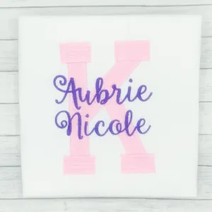 Initial and Name Bodysuit