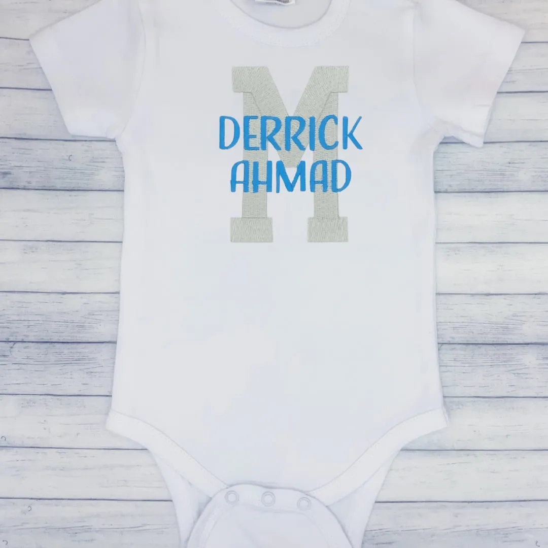 Initial and Name Bodysuit