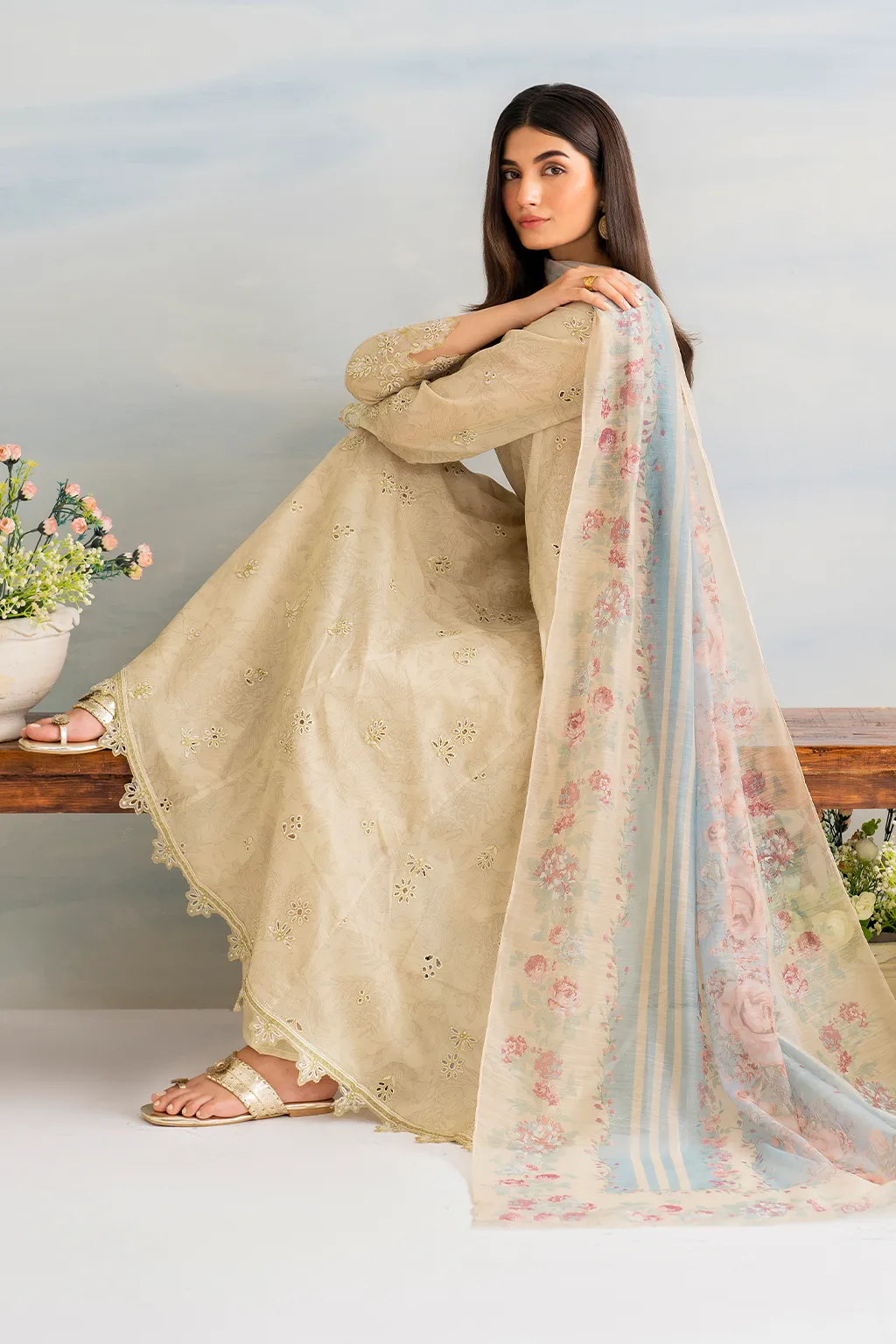 IZNIK | GUZEL LAWN '24 | IGL-03 EMBROIDERED LAWN