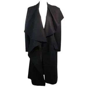 JOHN GALLIANO Over-Sized Asymmetrical Collar Coat Size 42