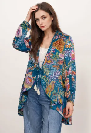 Johnny Was Lapham Ryder Coat Reversible Plus Size C40524A Boho Chic